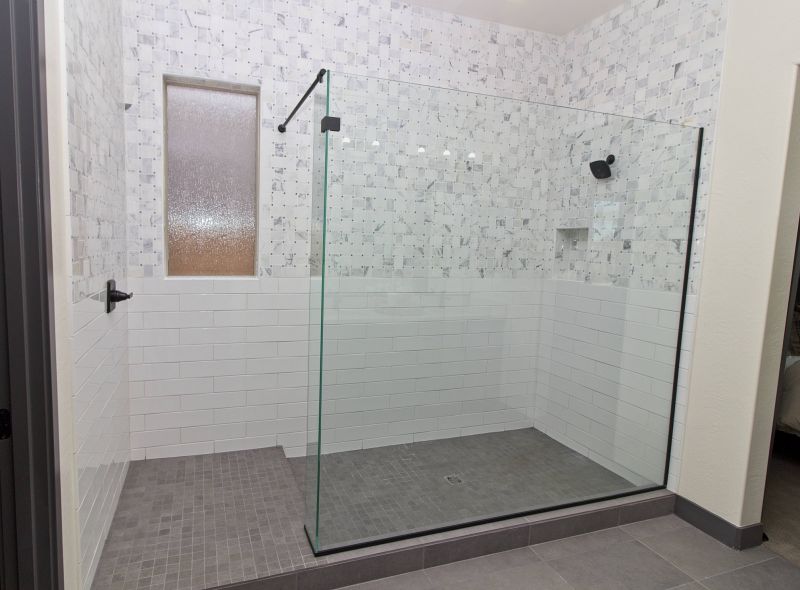 Shower with Recessed Niche Storage