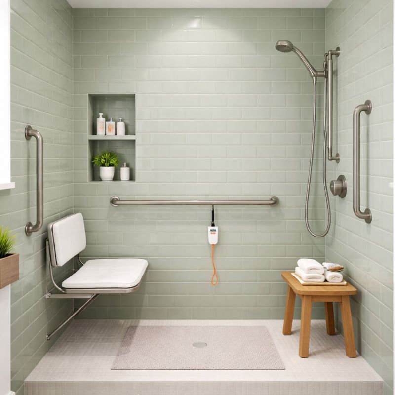 Senior Shower Installation in Odessa, DE